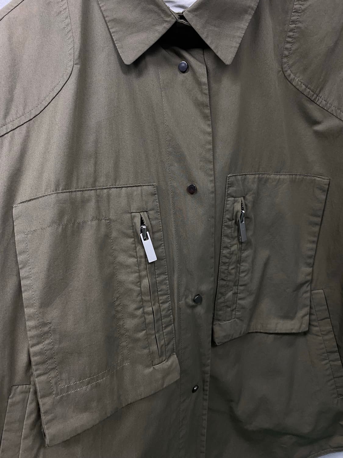 구호 KUHO 배색 야상 셔츠 M-L 상품이미지5