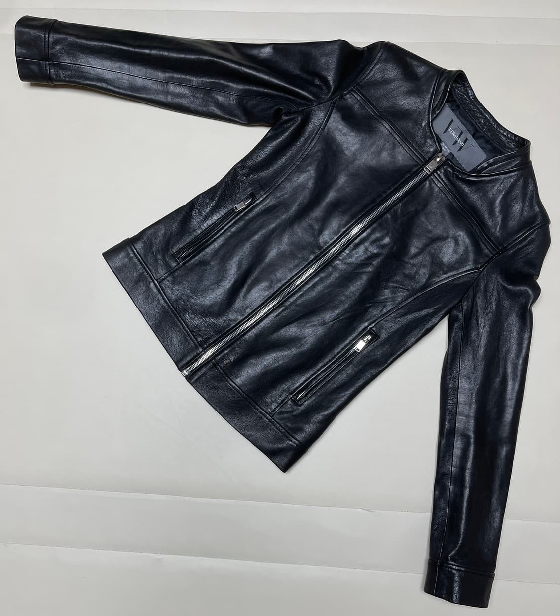 VERA WANG 블랙 가죽 자켓(구44) 상품이미지1