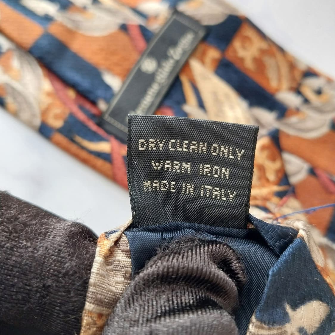 제냐 실크 네이비 아트 그래픽 넥타이 9.6cm A+등급 K1661
 상품이미지10