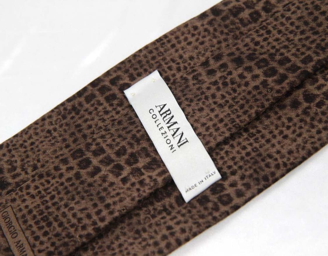 알마니 9.2cm A등급 클래식 남자 명품 넥타이 상품이미지3