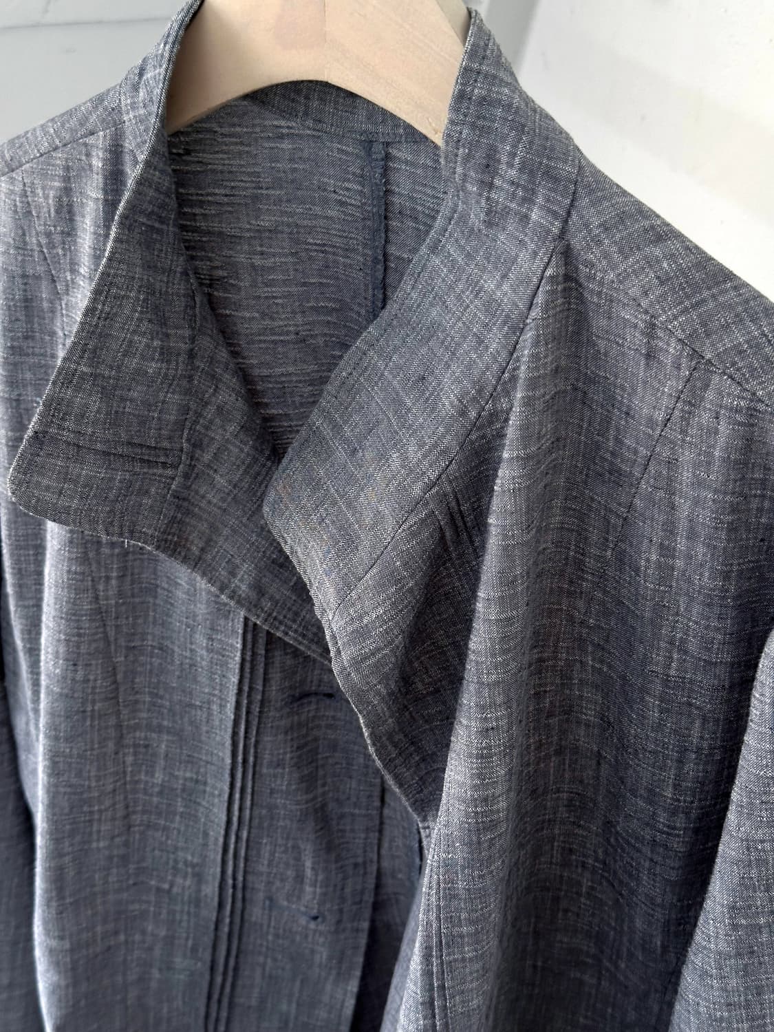 Cotton poly 4B design jacquard jacket 상품이미지4