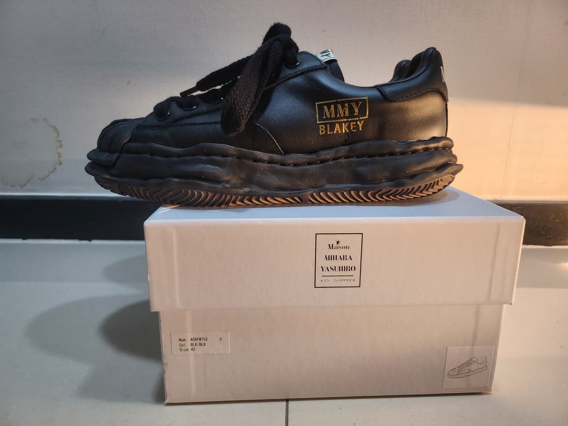 미하라 야스히로 블레이키 레더 올블랙42 상품이미지7