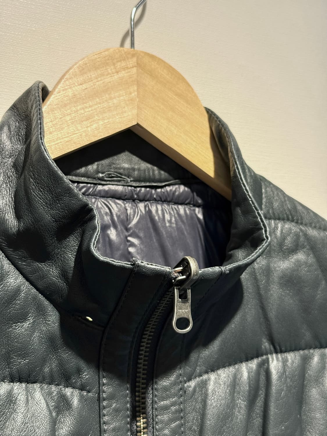 Reversible Leather Padded Jacket 상품이미지4