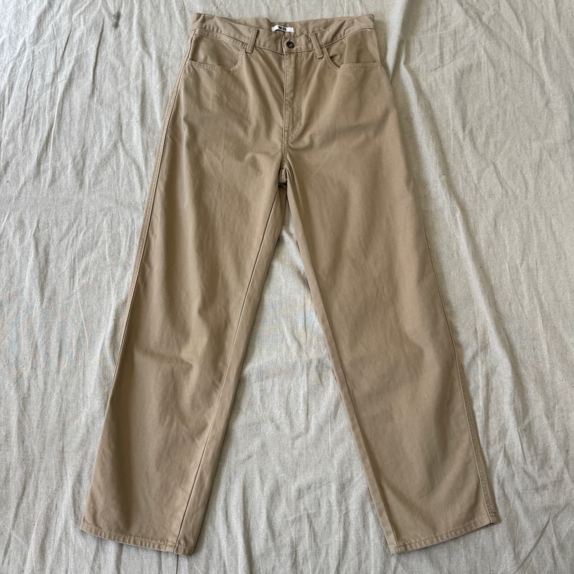 유니클로 U 베이지 코튼팬츠 29 상품이미지1