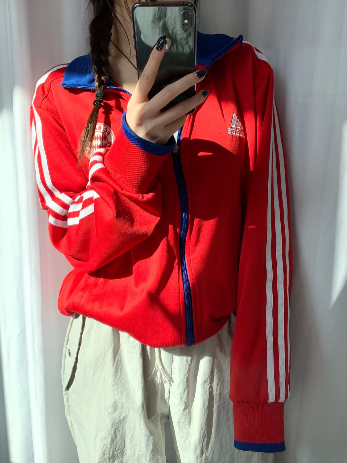 Adidas 아디다스 바이헤르뮌헨 레드 트랙탑 상품이미지3