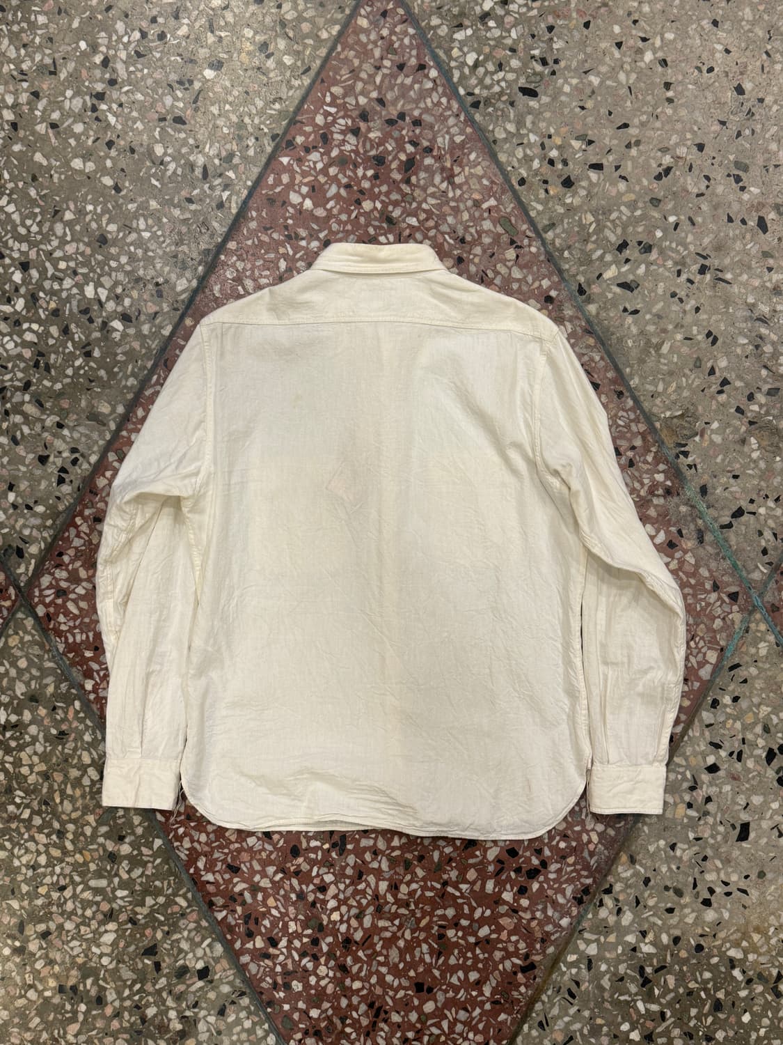 버즈릭슨 화이트 샴브레이셔츠 (15.5) 상품이미지4