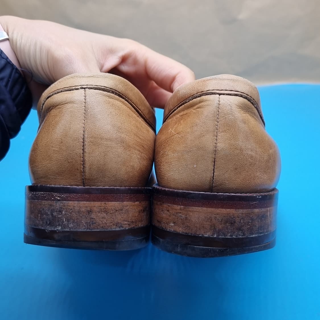 콜한 남성가죽로퍼265 굽4.5 상품이미지4