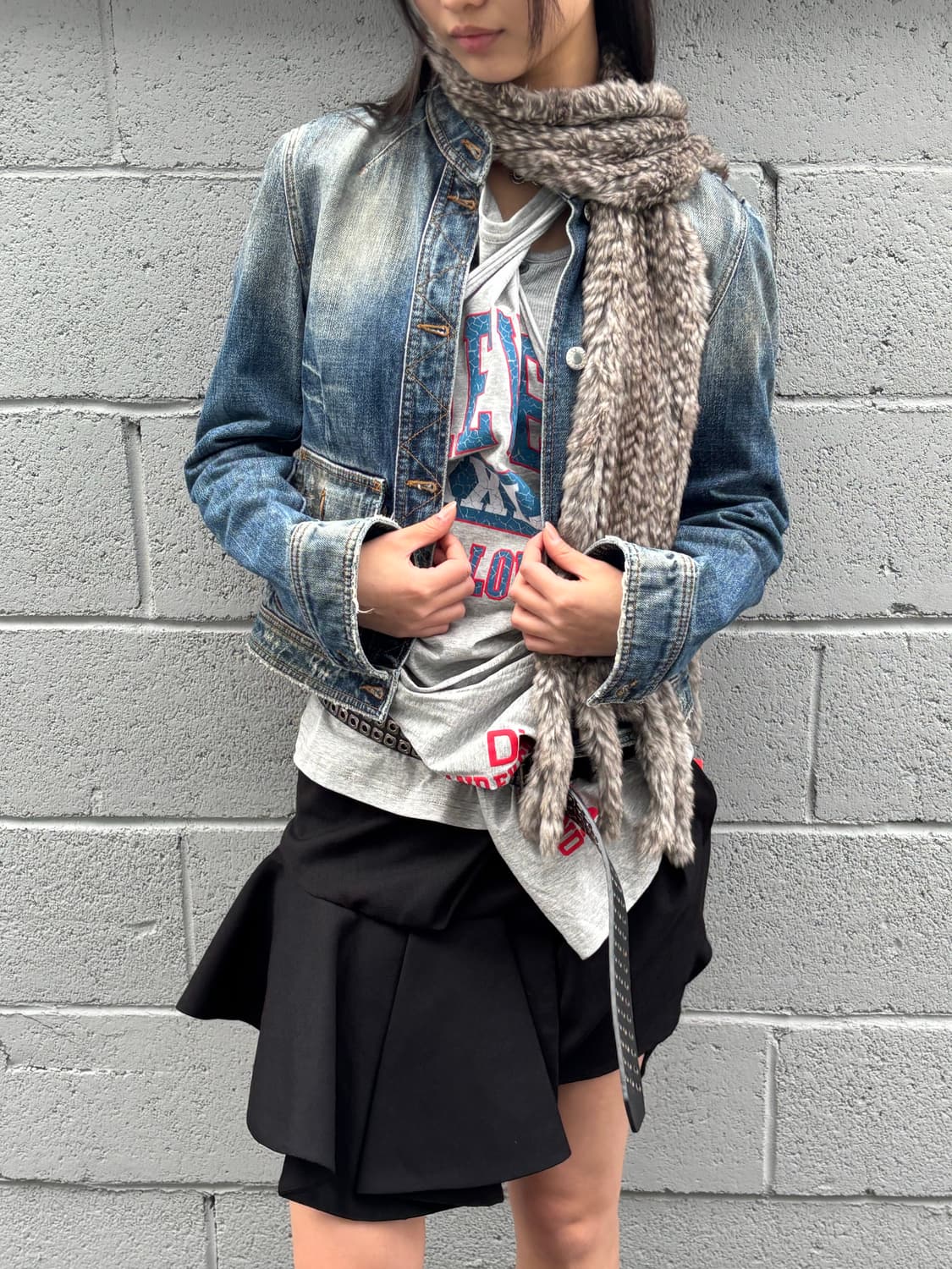 돌체앤가바나 데님 바이커 자켓  상품이미지2