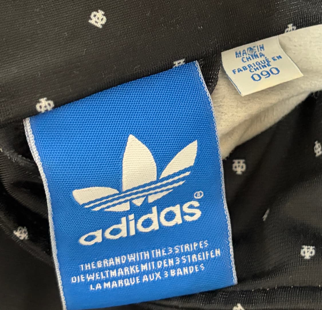 아디다스 블랙 도트 땡땡이 파이어버드 백로고 블루 져지 상품이미지3