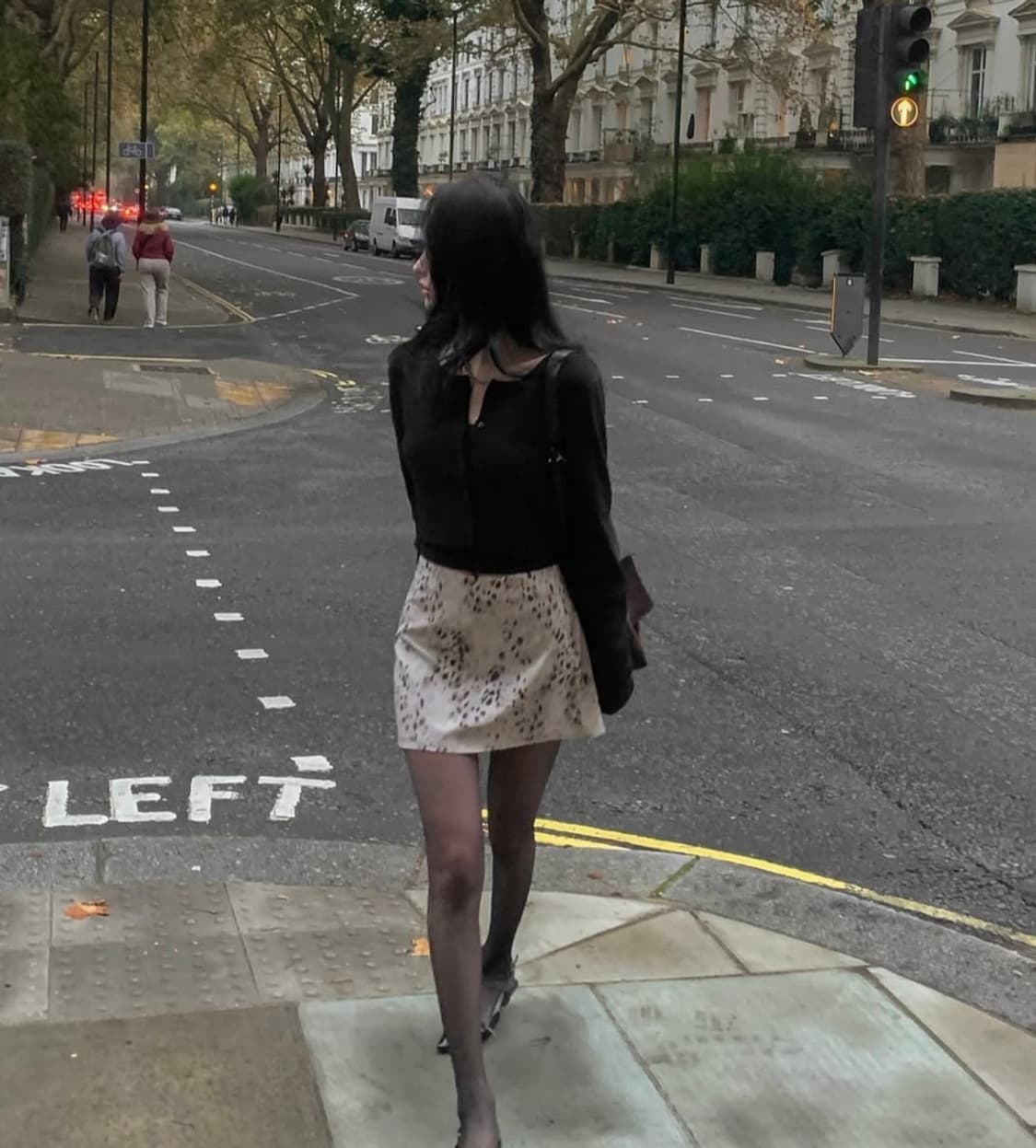 레터앤 호피 레오파드 미니 스커트s 상품이미지4