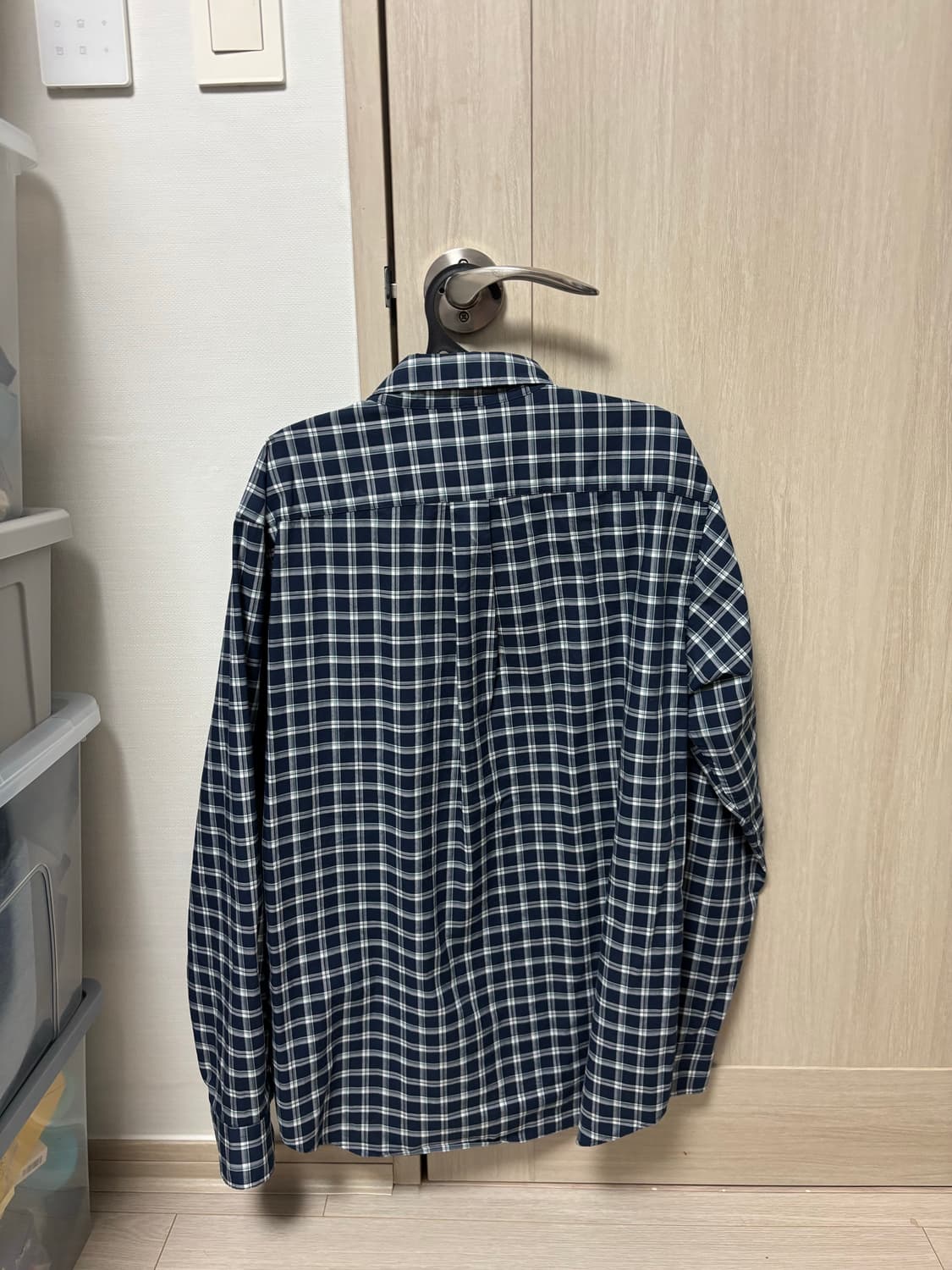 유니클로 브로드클로스(Broadclothes) 체크 셔츠 상품이미지7