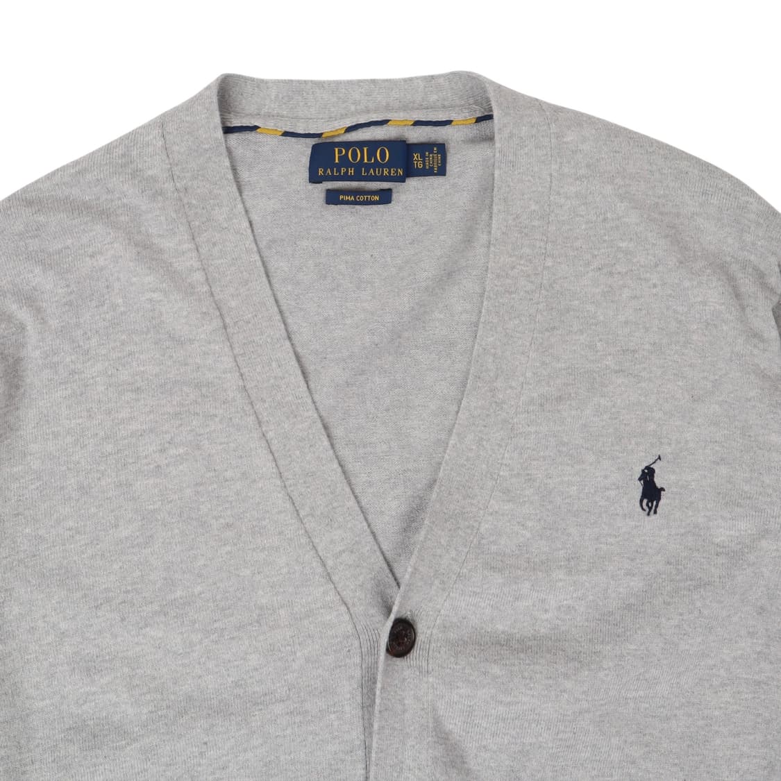 폴로 랄프로렌 라이트 그레이 피마코튼 가디건 상품이미지2
