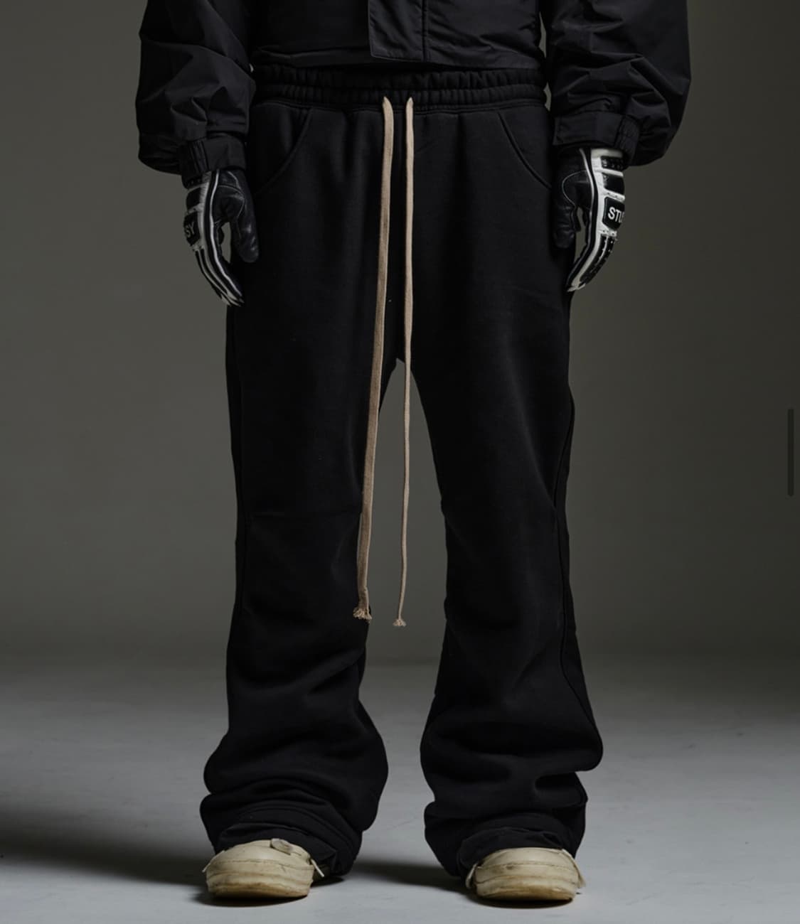 Wapworks 플레어 레이어드 스웻팬츠 상품이미지1