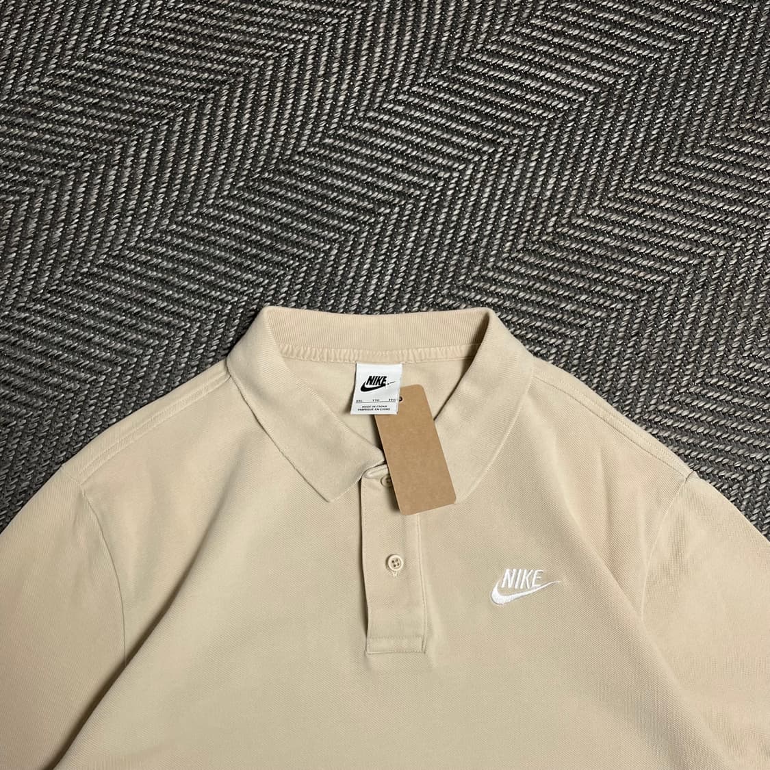 나이키 NSW 와플 폴로 PK 반팔 티셔츠 베이지o 5189 상품이미지3