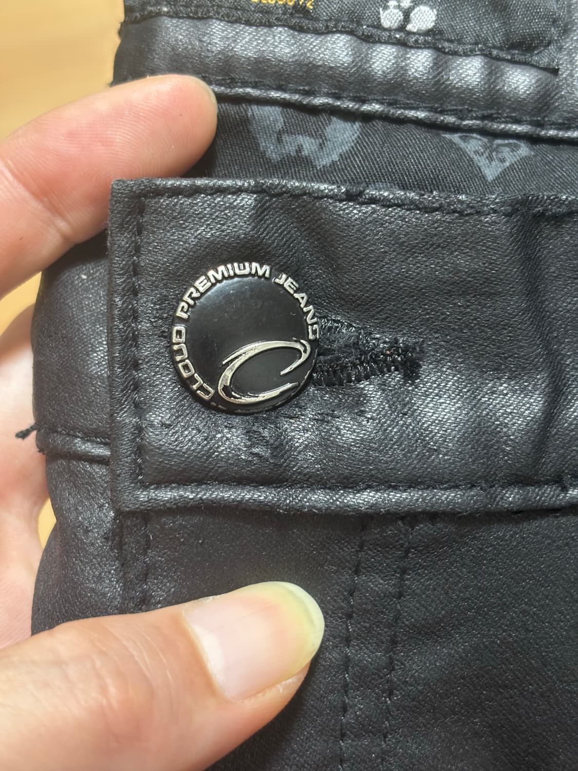 Cloud72 레더 패치 블랙 상품이미지8