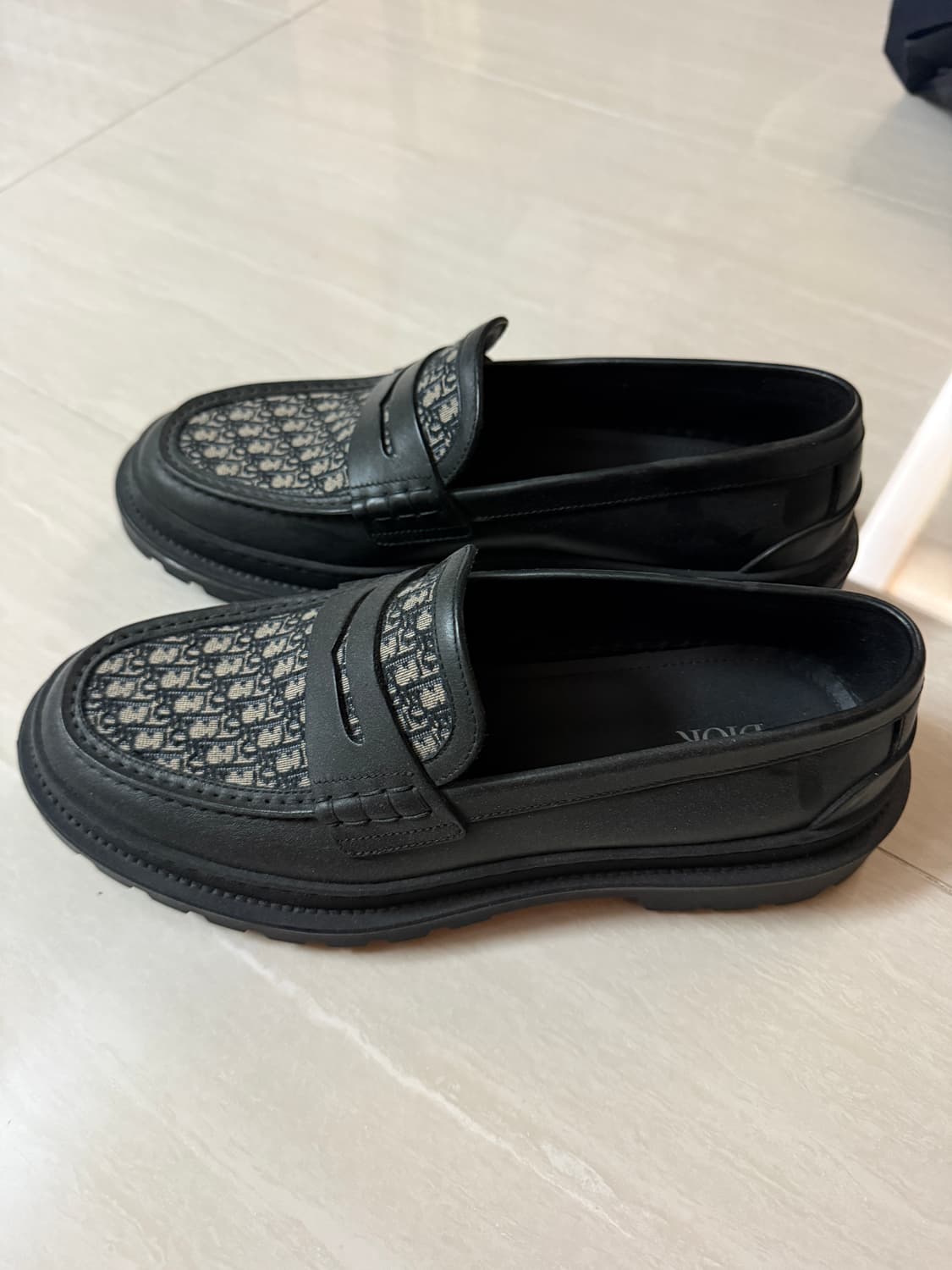 Loafer Beige & Black Dior US11 상품이미지3
