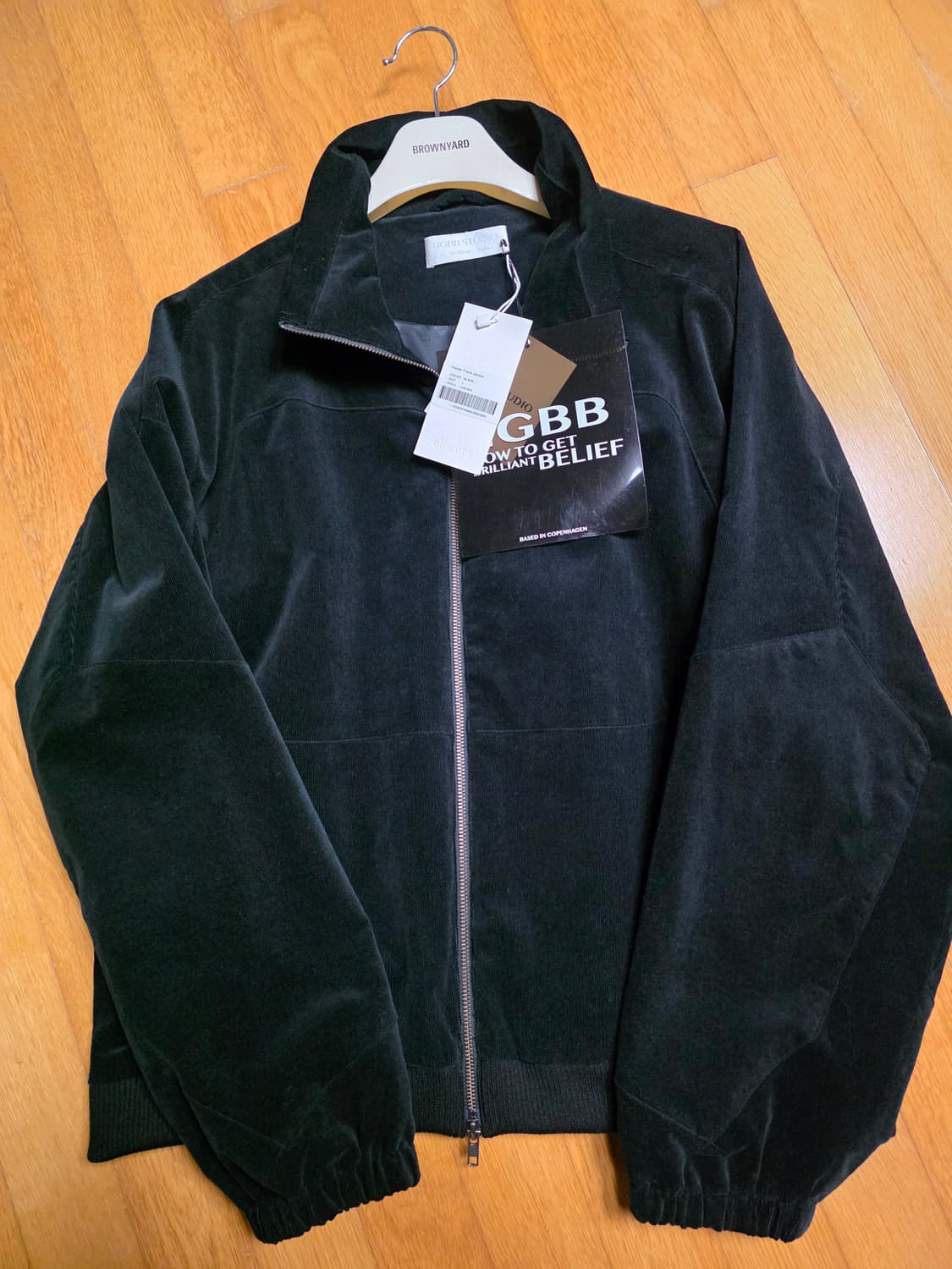 24FW HGBB studio 판다 트랙 자켓 블랙 L 상품이미지2