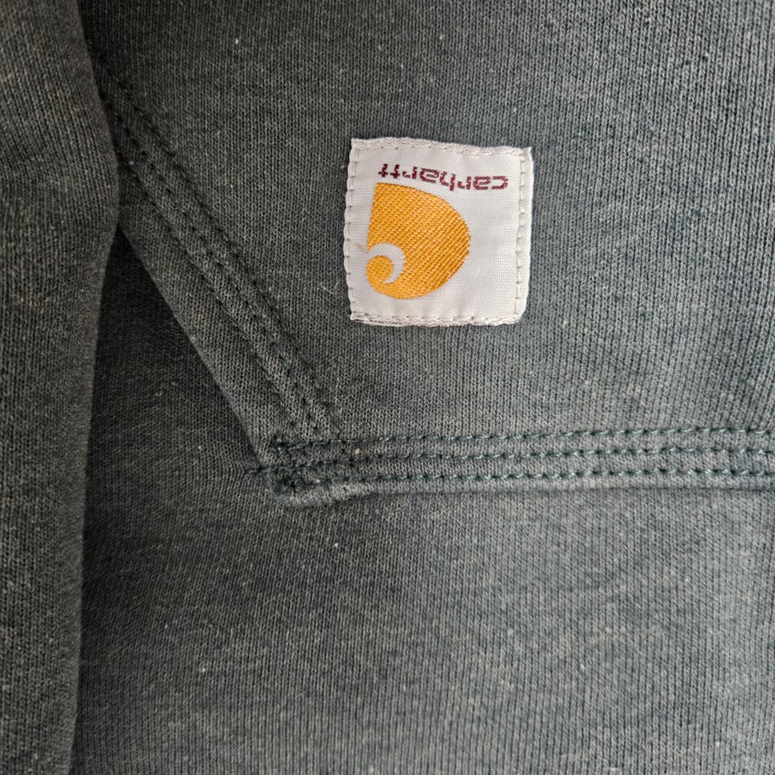 칼하트 써멀 후드집업 레인디펜더 M사이즈 다크그린 상품이미지5