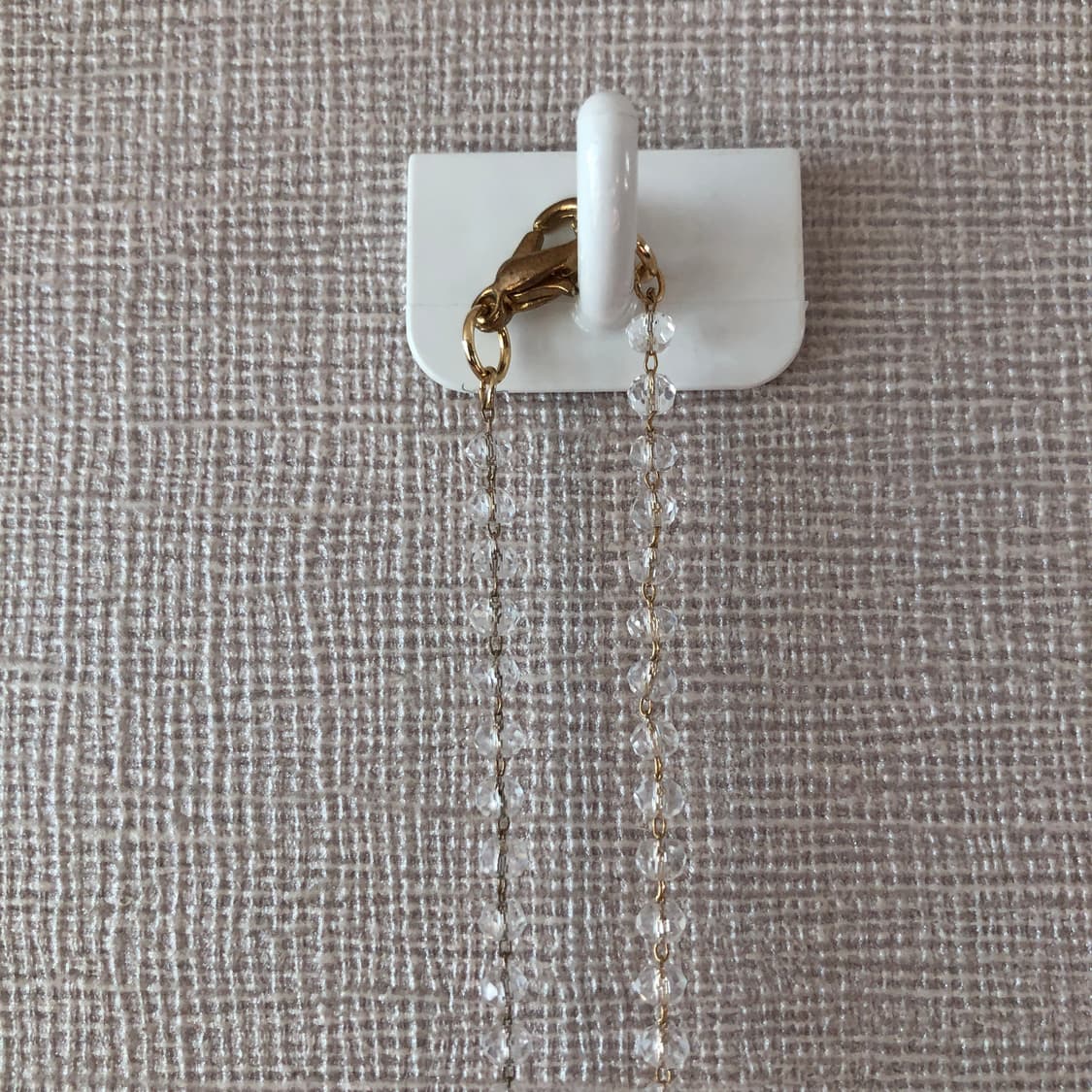 베이비 센토르 하트 목걸이 팬던트 투명 비즈 골드 유니크 w컨셉 디자이너 상품이미지4