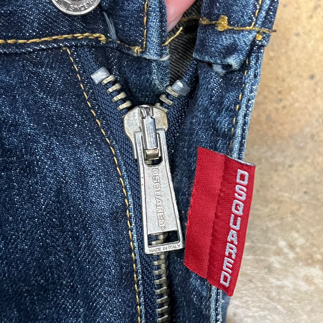 [정품/48] 디스퀘어드2 청바지 데님 페인트 워싱진 b8 상품이미지6