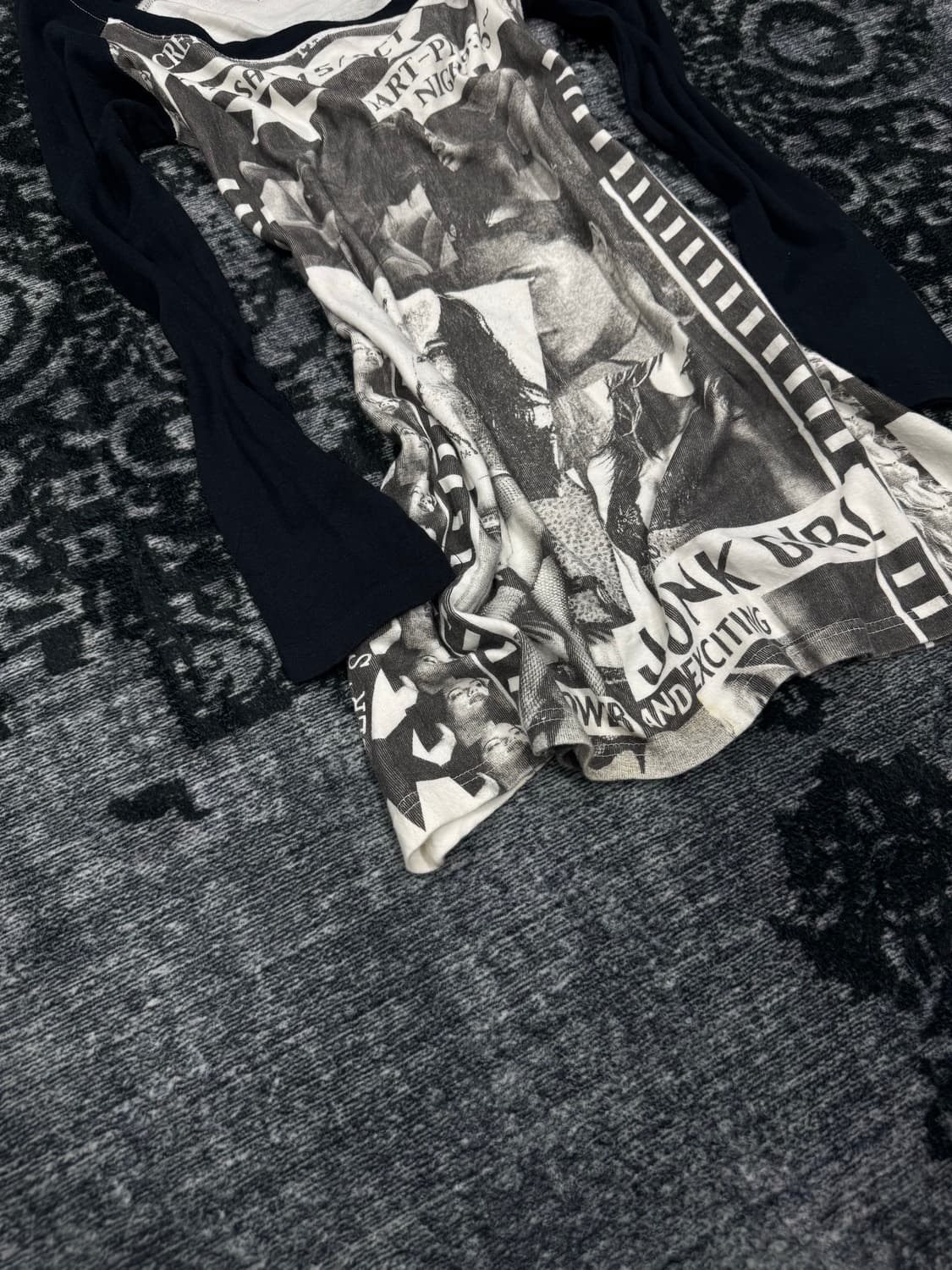 Shc punk printing raglan cut sew 상품이미지4