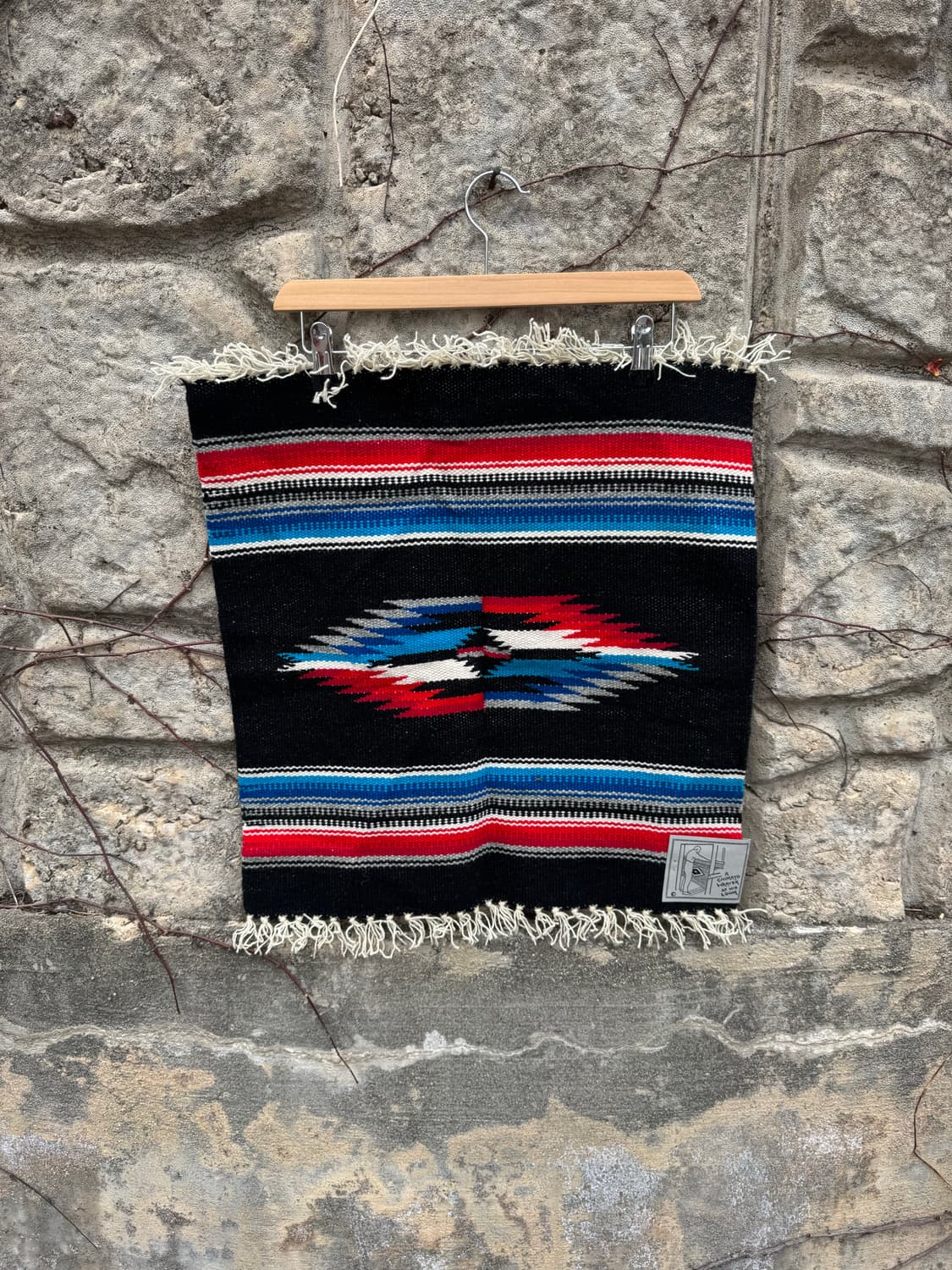 50s 간스크래프트 빈티지 핸드 우븐 울 치마요 러그 오르테가 상품이미지4