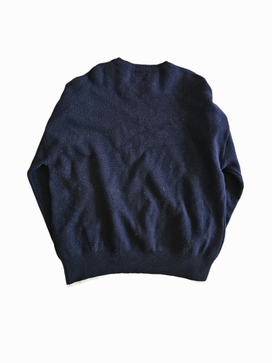 커버낫 네이비 아치 로고 스웨터 XL 상품이미지2