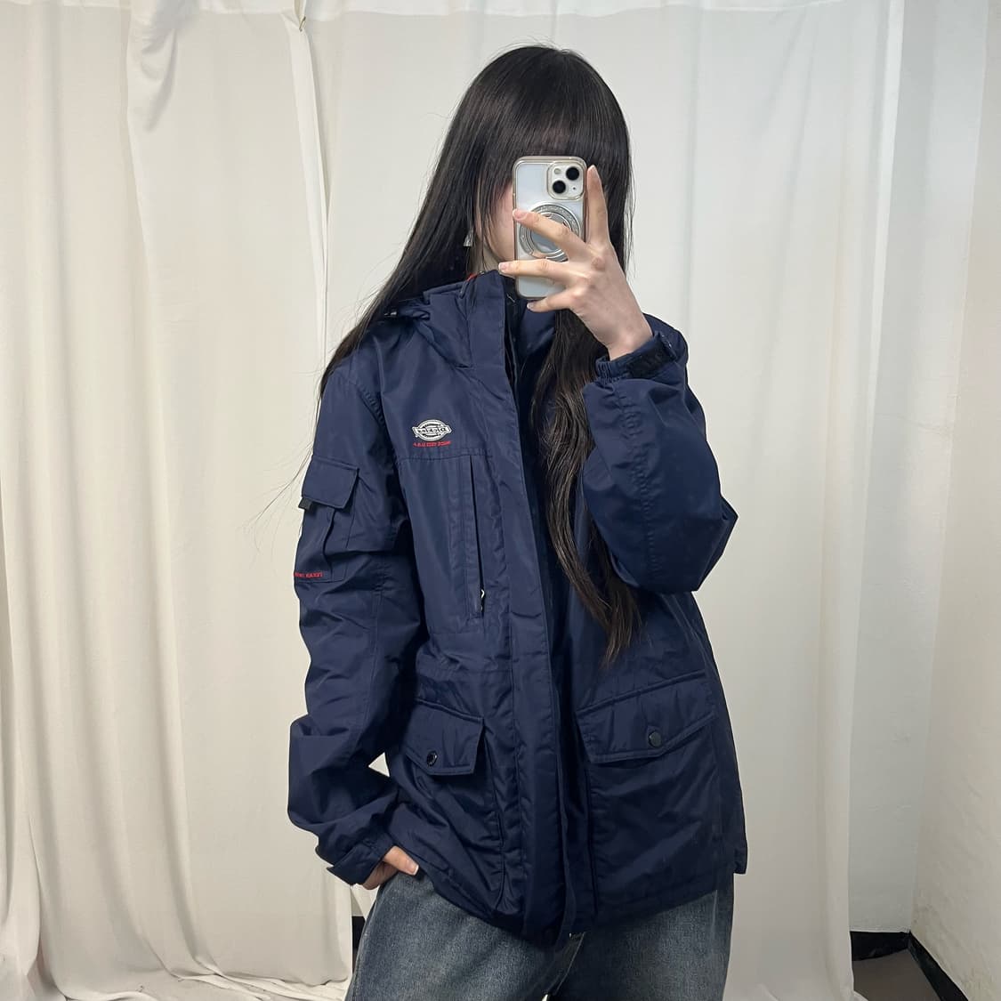 Dickies navy windbreaker 상품이미지1