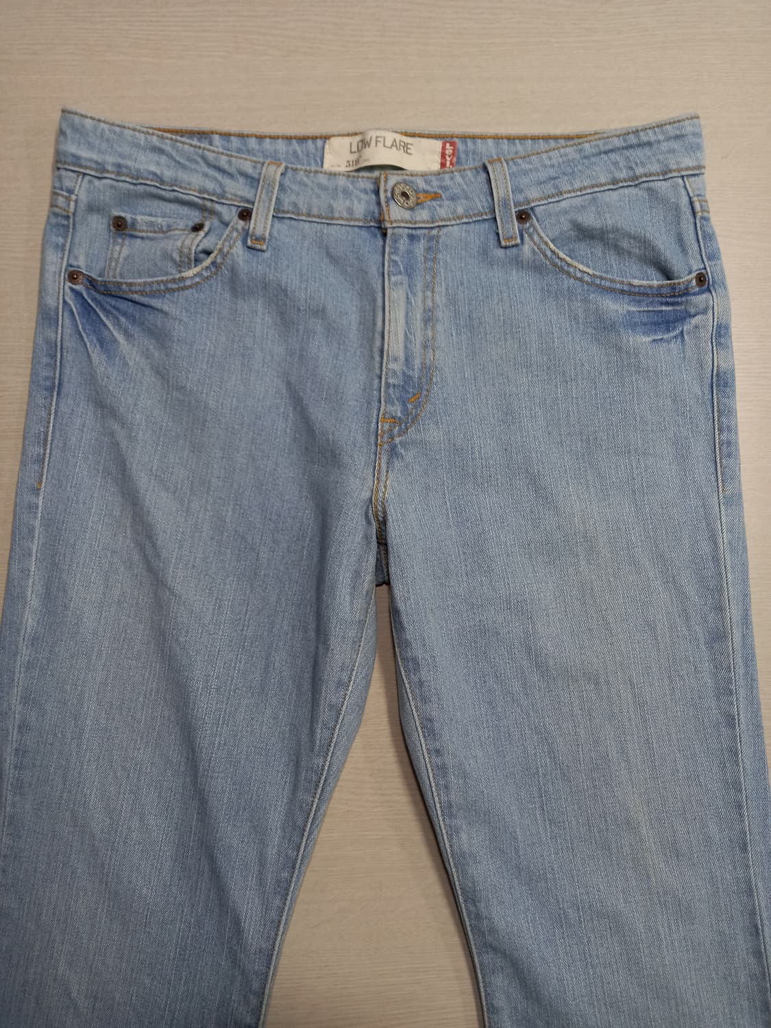 34 05's 리바이스519 여성용 스판 부츠컷 연청 34-578 상품이미지3