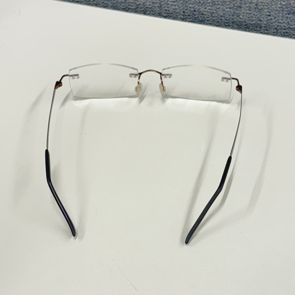 브라운 사각 무테 안경 상품이미지5