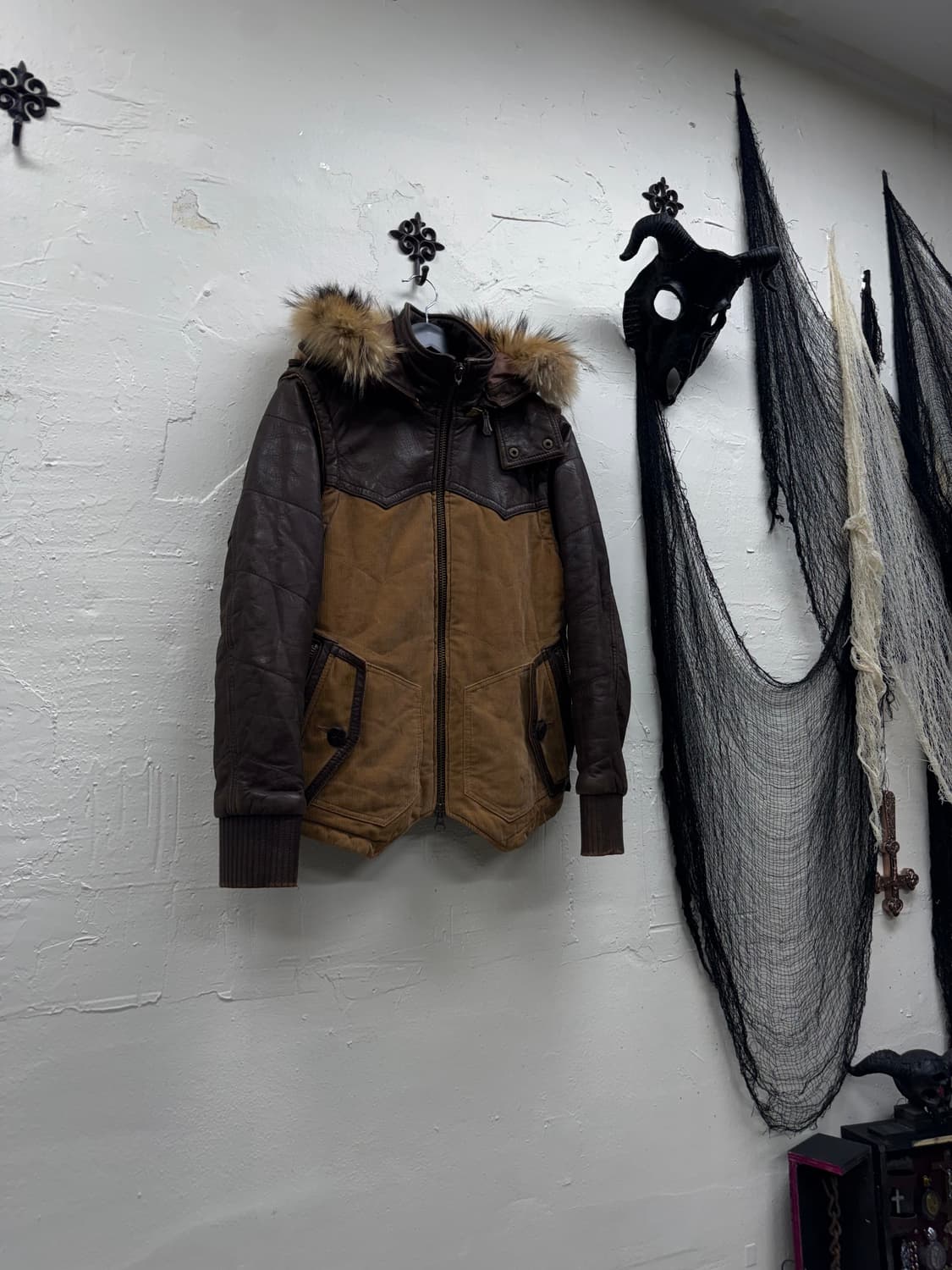 Luv maison 00s trimming fur hunter jacke 상품이미지1