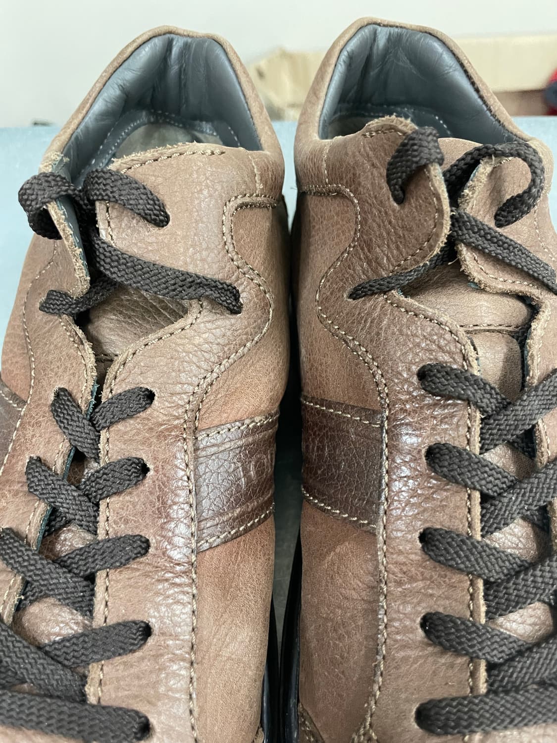 토즈 레더 스니커즈 브라운 9.5 상품이미지8