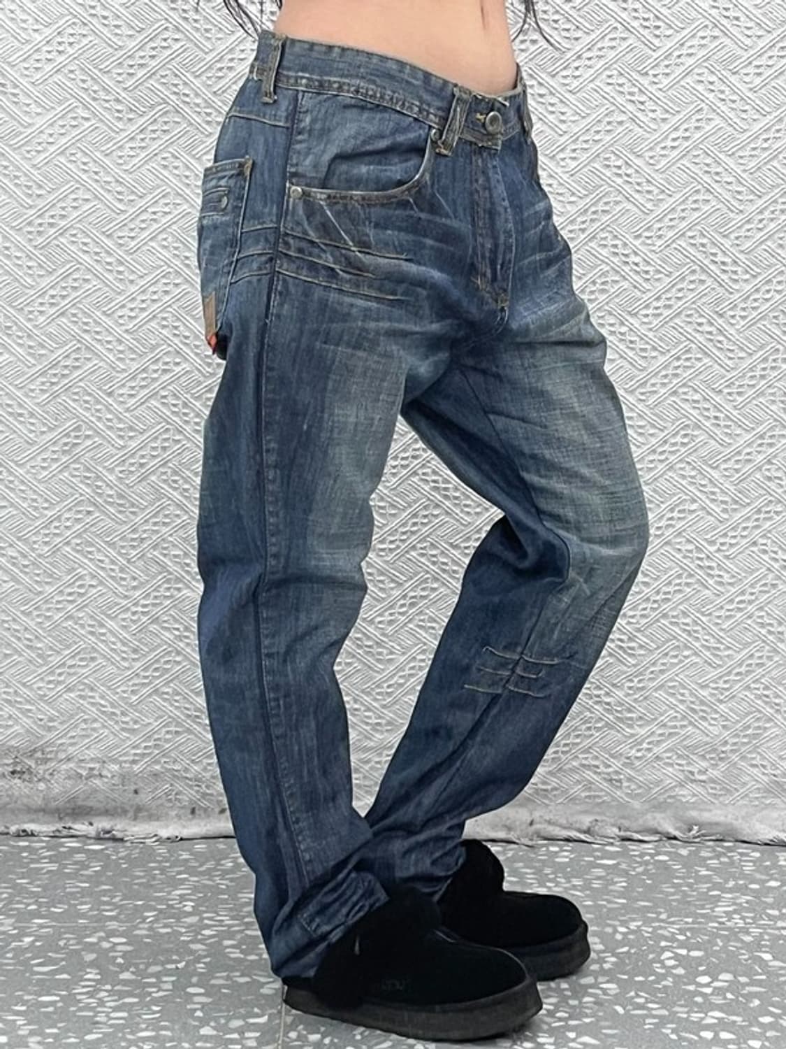 칼 카니 올드스쿨 스트릿 빈티지 백패치 데님팬츠 92 C09068 상품이미지2