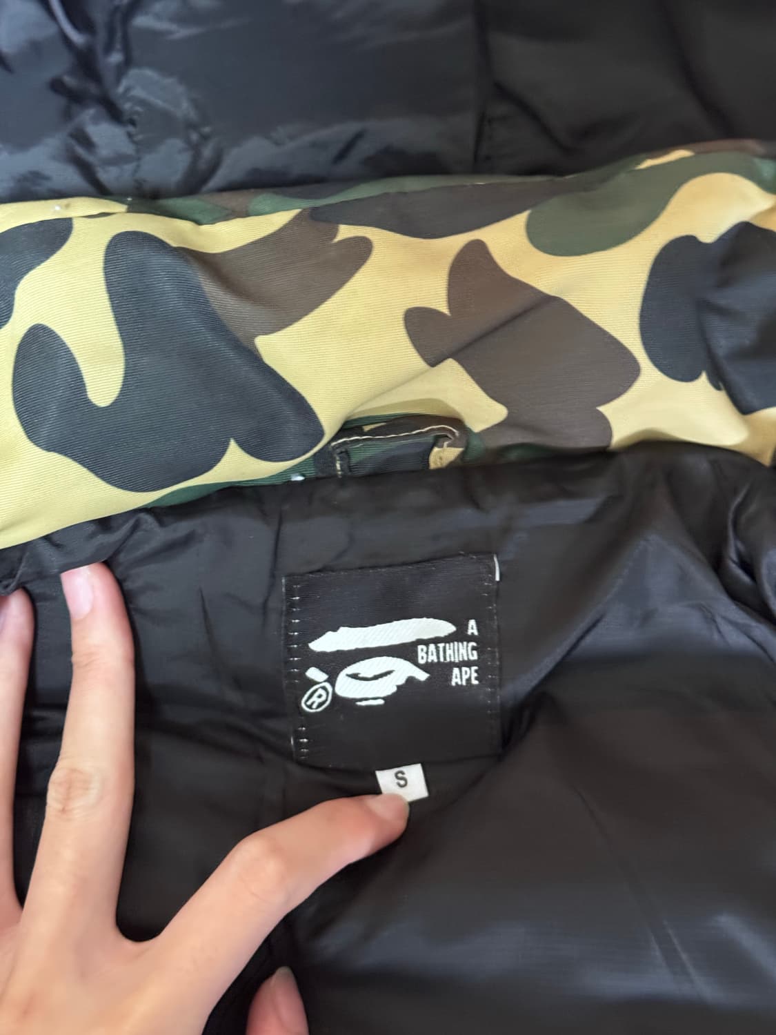 베이프 황계 패딩 상품이미지7