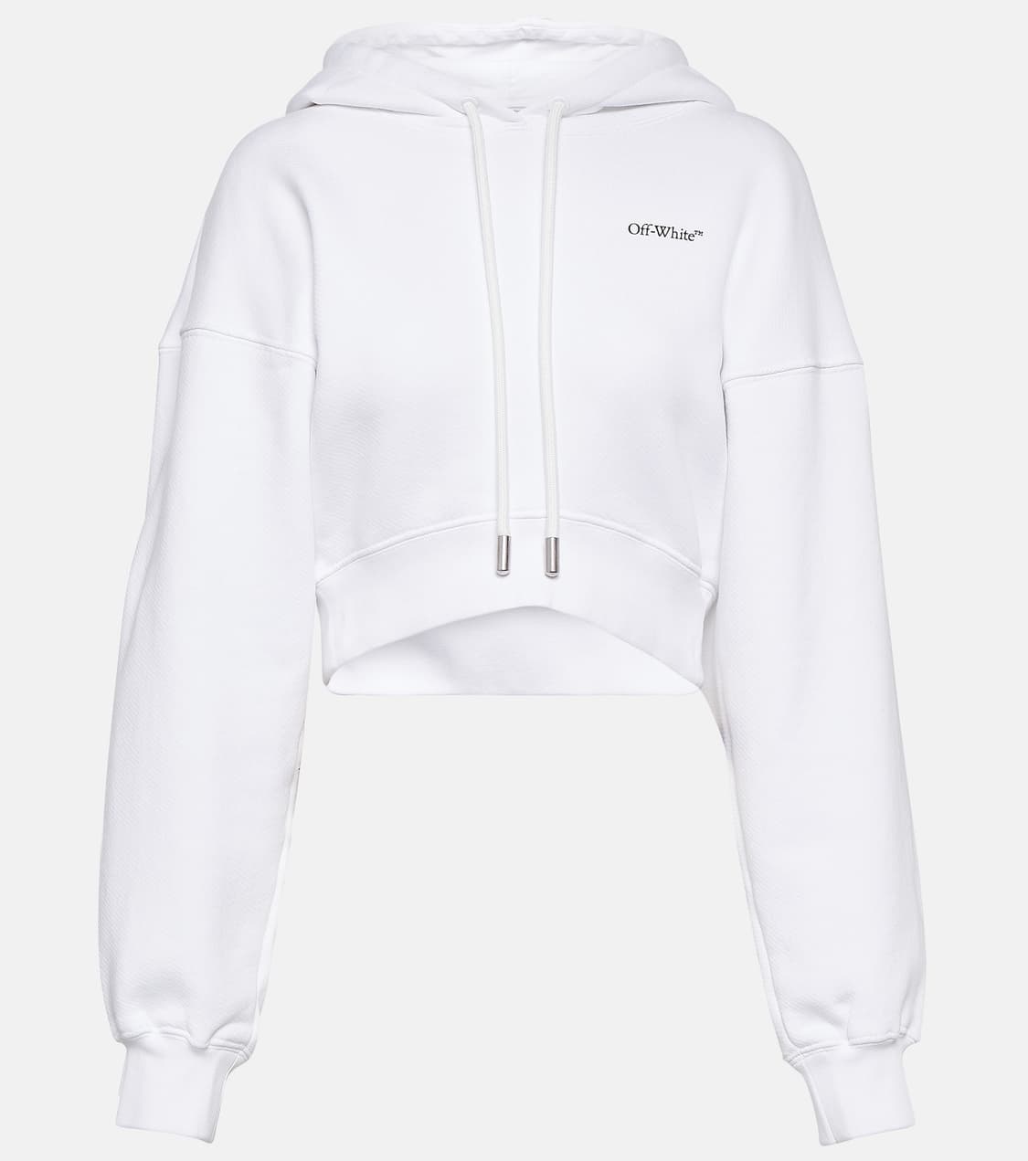 [새상품] 오프화이트 off white 크롭 후드티 화이트 S 상품이미지1