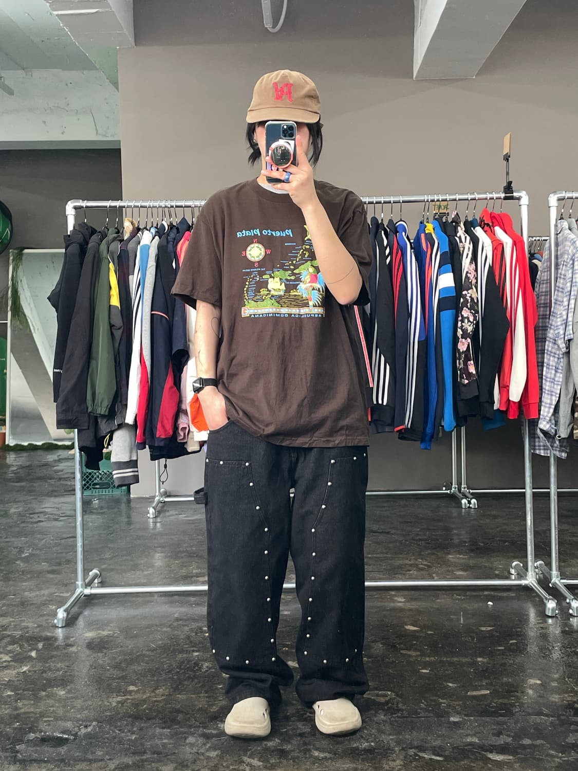 빈티지 프린팅 반팔 티셔츠 상품이미지3