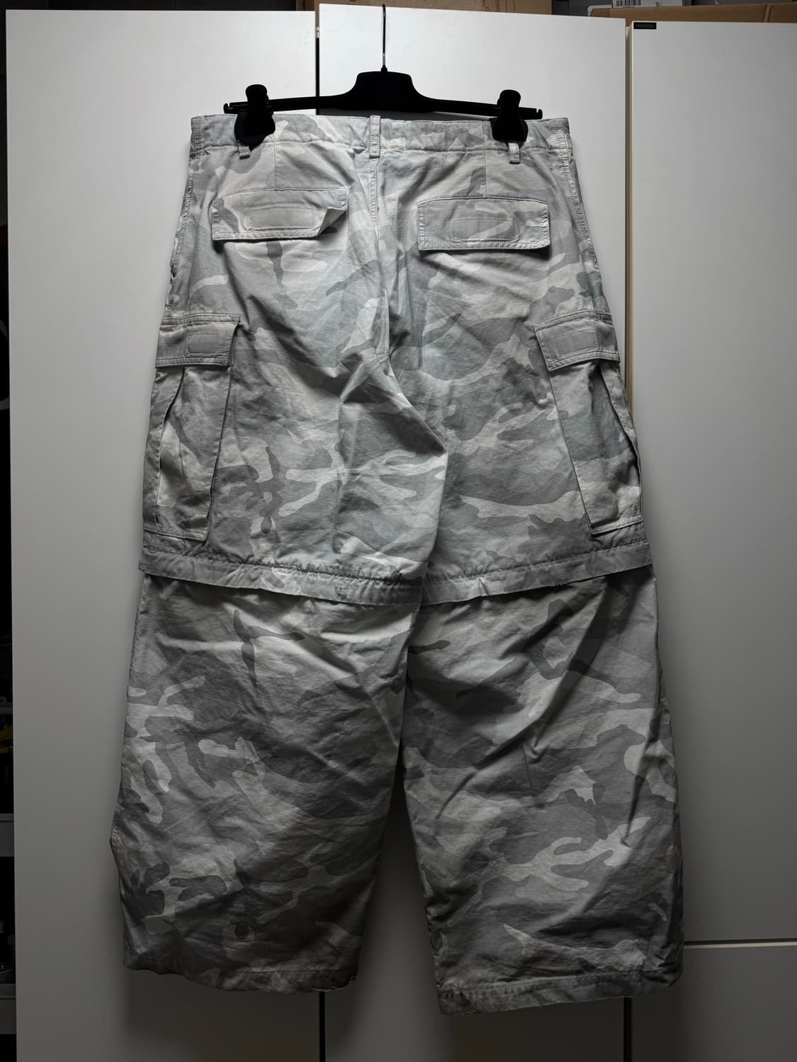 [XS] 발렌시아가 그레이스케일 카모 라지카고 팬츠 상품이미지4