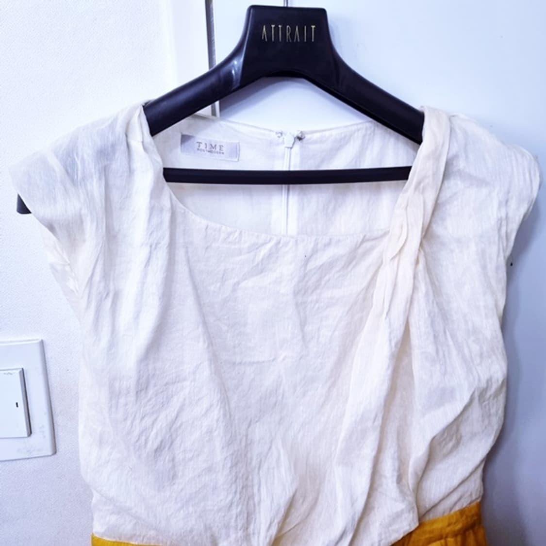 타임 마소재 원피스 상품이미지3