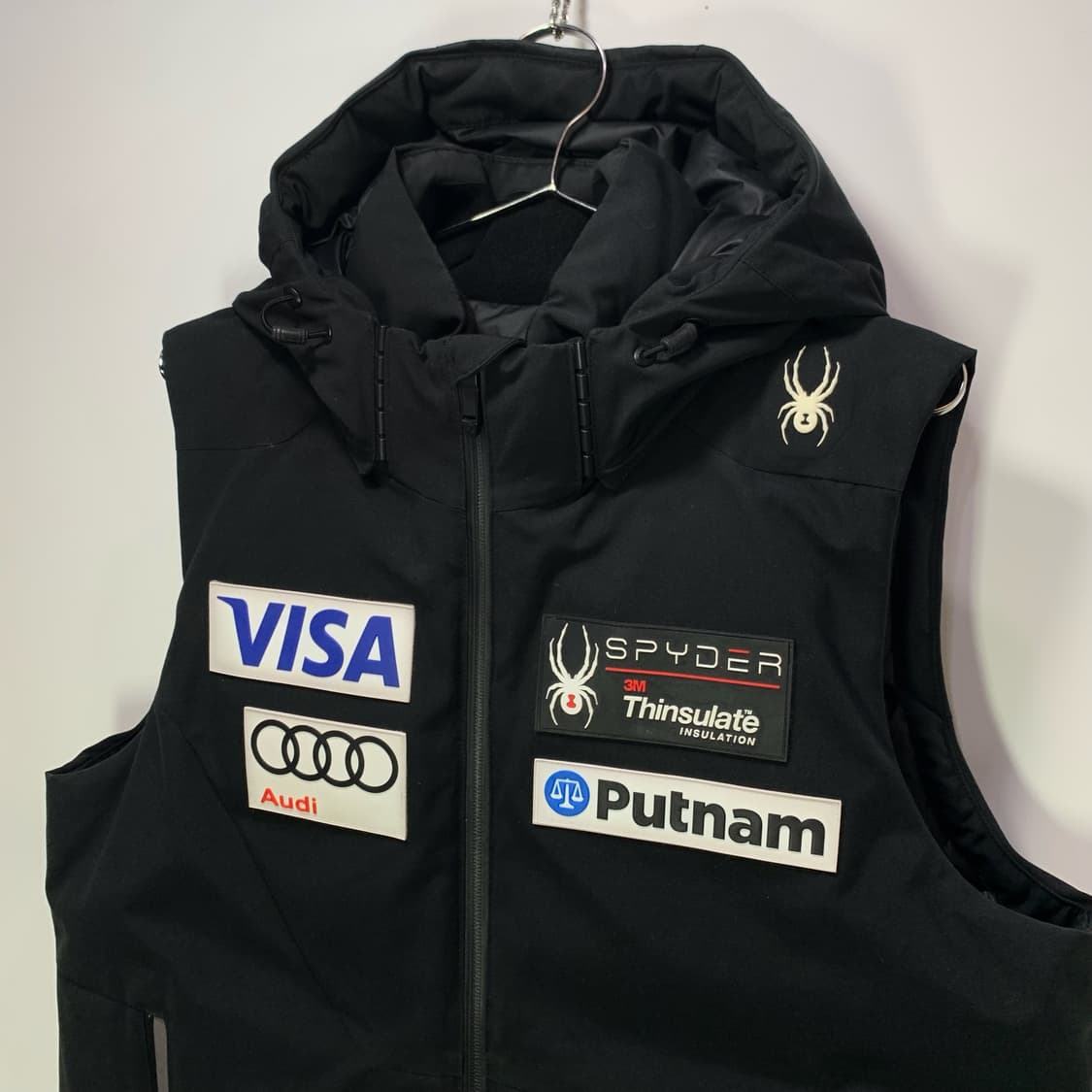 스파이더 아우디 조끼 패딩 상품이미지2
