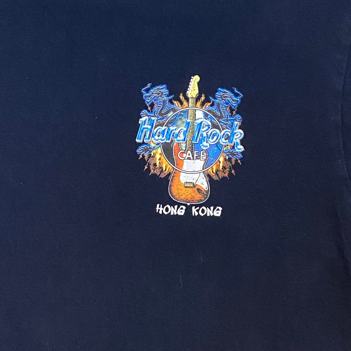 미국 빈티지 하드락카페 홍콩 불상 포인트 락티셔츠 반팔티 상품이미지4