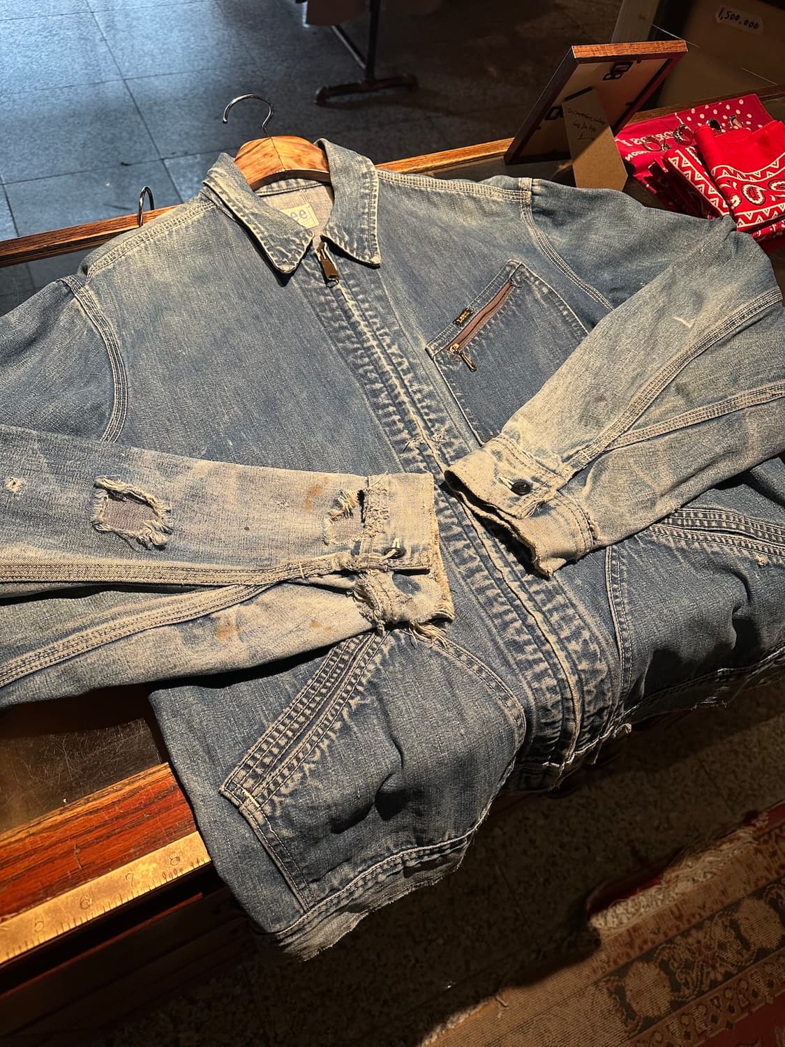 70s USA LEE 91-B Denim Work Jacket 상품이미지8