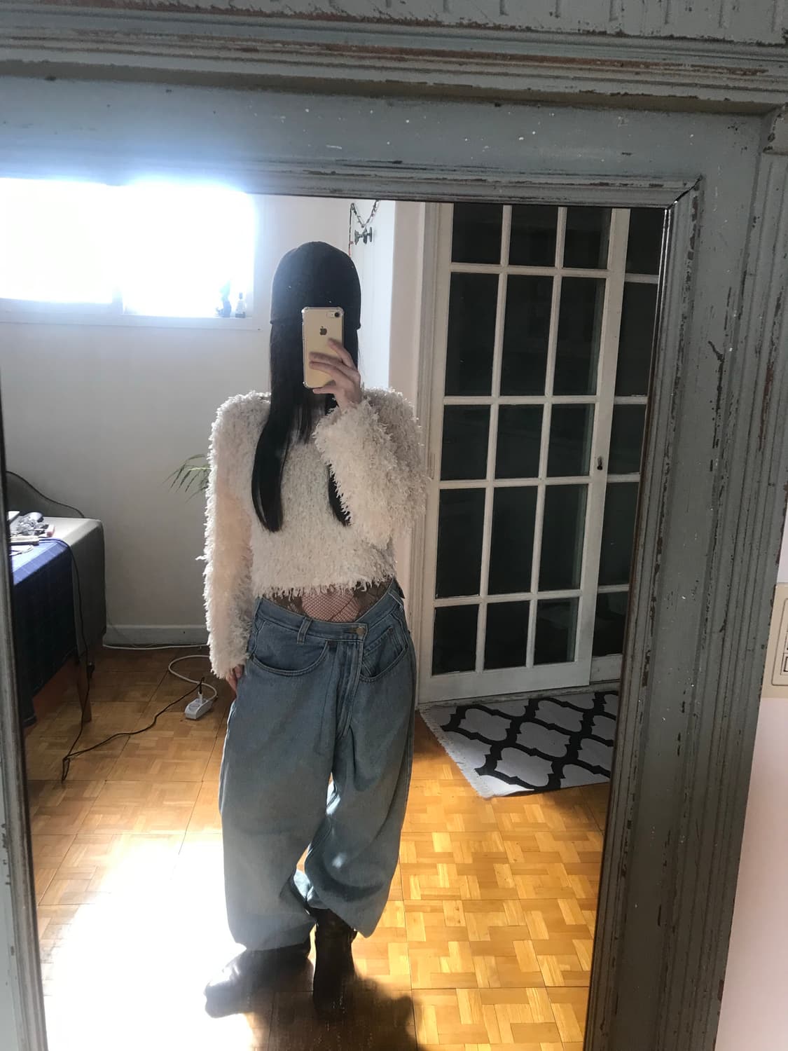 vintage ivory fur knit 상품이미지3