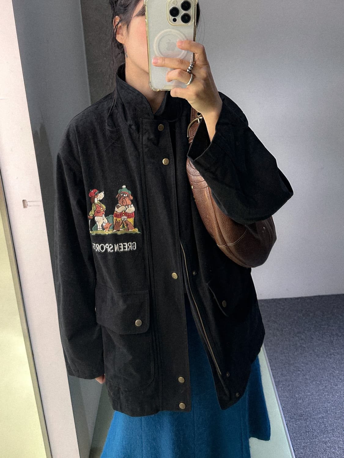 two dogs half pocket jacket 상품이미지2