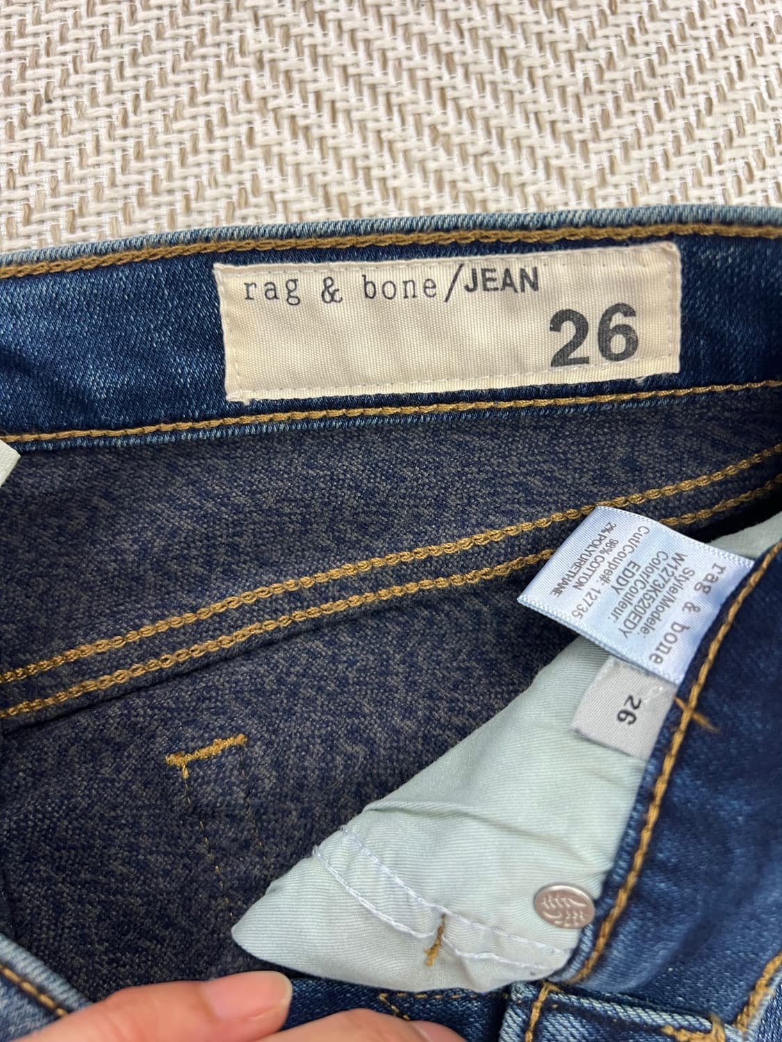 정품) rag & bone 랙앤본 여성 데님 청바지 26 상품이미지6