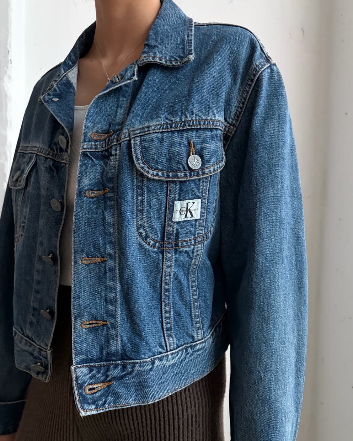 캘빈클라인 크롭 데님 상품이미지4