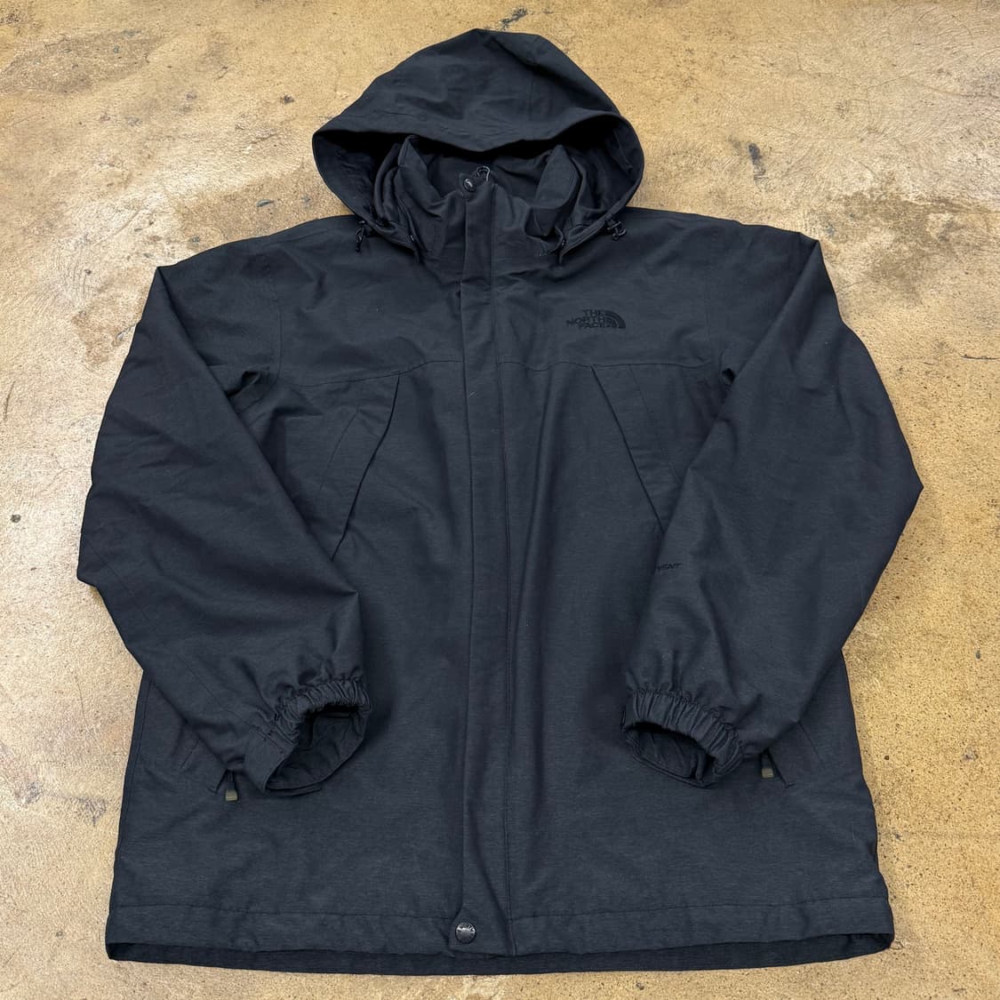 [정품/M] 노스페이스 블랙 바람막이 후드 자켓 b16 상품이미지2