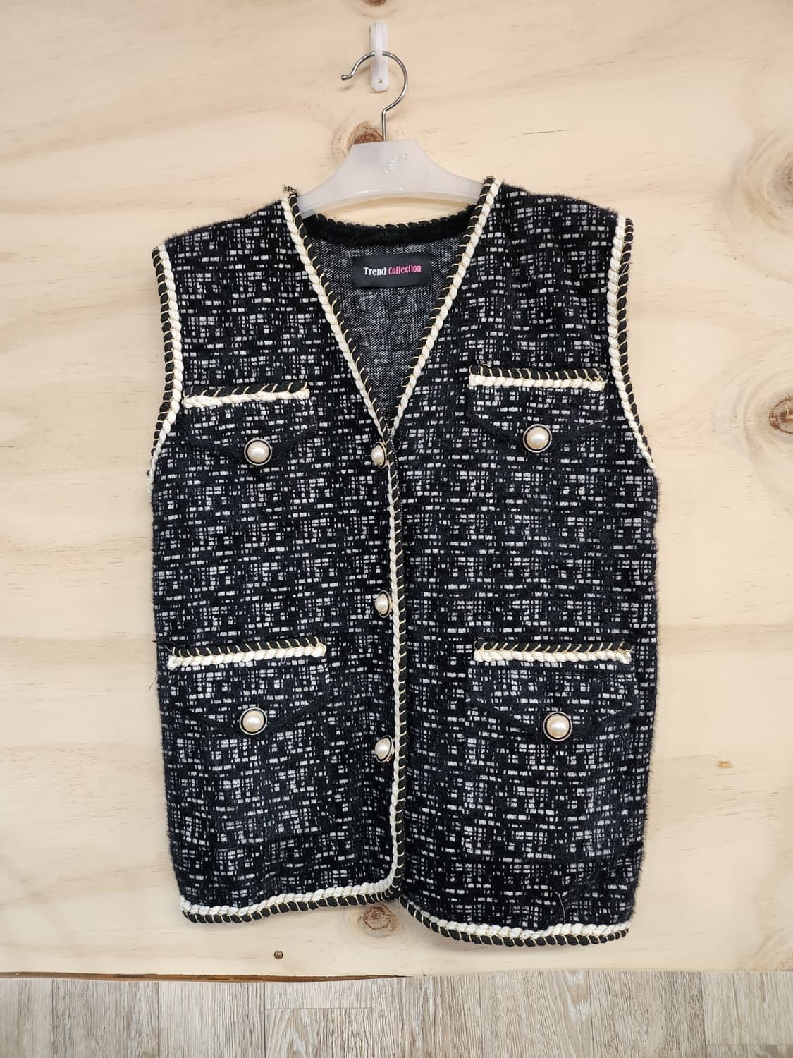98) 트랜드컬렉션 트위드 조끼 상품이미지1