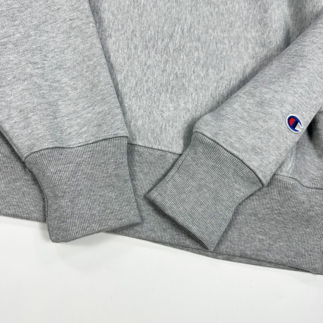 챔피온 리버스위브 레드탭 반집업 그레이 맨투맨 (실측 M) 상품이미지4