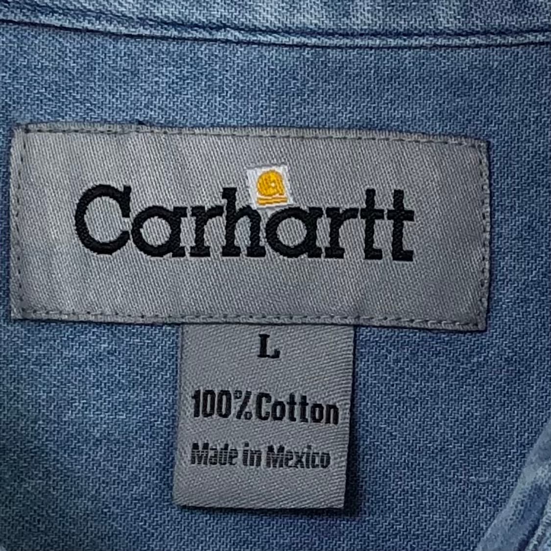 XL 칼하트 데님 셔츠 상품이미지3