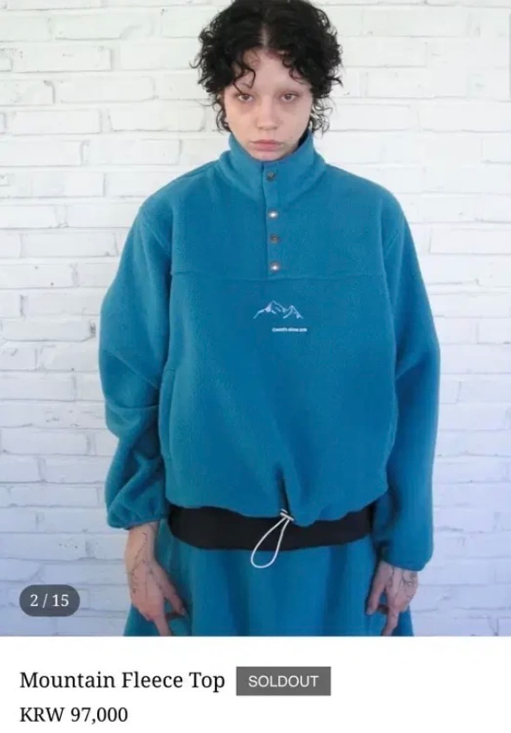 에옹쓰 eonts mountain fleece top 플리스 상품이미지1